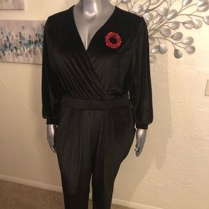 Melissa McCarthy Velvety Jumpsuit 2X